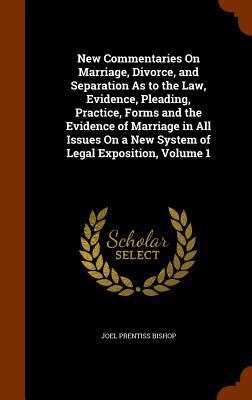 New Commentaries On Marriage, Divorce, and Sepa... 1344044824 Book Cover