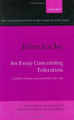 John Locke: An Essay Concerning Toleration: And... 0198237219 Book Cover