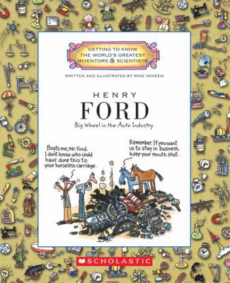 Henry Ford: Big Wheel in the Auto Industry 0531213358 Book Cover