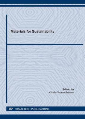 Paperback Materials for Sustainability Book