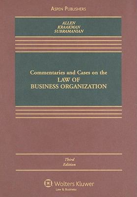 Commentaries and Cases on the Law of Business O... 0735586004 Book Cover