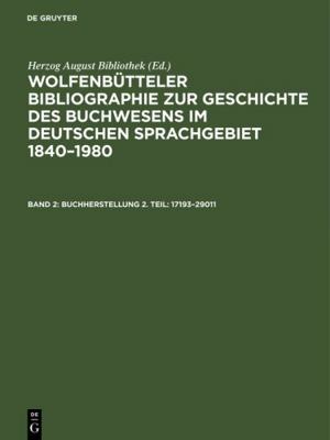 Buchherstellung: 17193-29011 (German Edition) [German] 3598303254 Book Cover