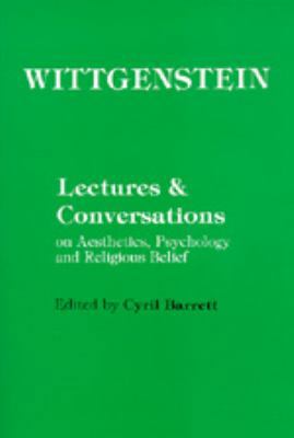 Wittgenstein Lectures and Conversations on Aest... 0520013549 Book Cover