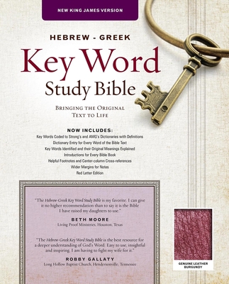 Hebrew-Greek Key Word Study Bible-NKJV 0899578691 Book Cover
