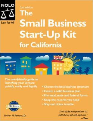 The Small Business Start-Up Kit for California ... 0873377877 Book Cover