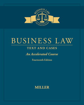 Business Law: Text & Cases - An Accelerated Course 1305967291 Book Cover