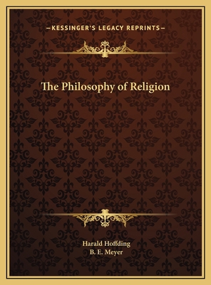 The Philosophy of Religion 1169785581 Book Cover