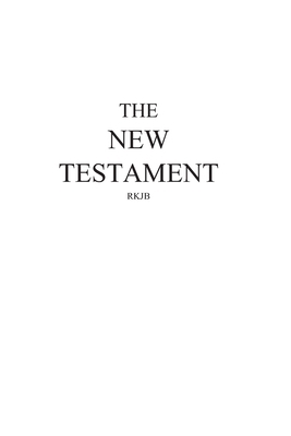 The New Testament-Rkjb 1095701622 Book Cover