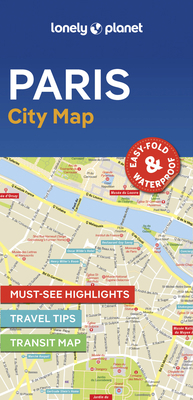 Lonely Planet Paris City Map: Durable, Waterpro... 1787016110 Book Cover
