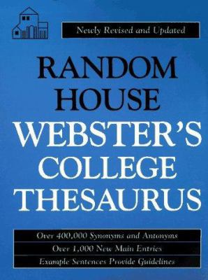 Random House Webster's College Thesaurus (PB): ... 0679773754 Book Cover