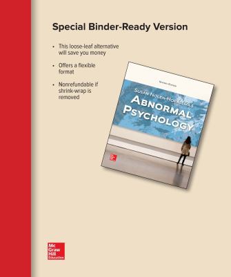 Abnormal Psychology 1259969142 Book Cover