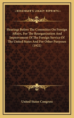Hearings Before the Committee on Foreign Affair... 1164209310 Book Cover
