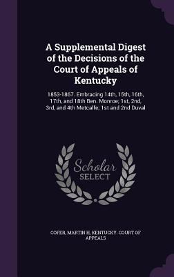 A Supplemental Digest of the Decisions of the C... 1340640740 Book Cover