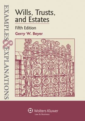 Wills, Trusts, and Estates 0735588244 Book Cover