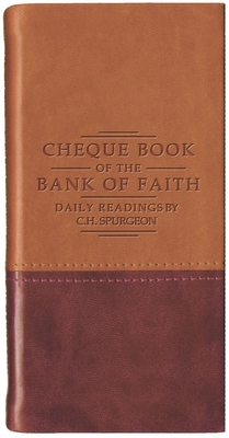 Chequebook of the Bank of Faith - Tan/Burgundy:... 1845500717 Book Cover