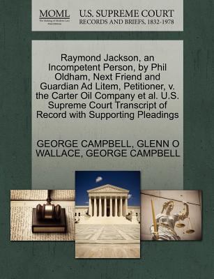 Raymond Jackson, an Incompetent Person, by Phil... 1270342916 Book Cover