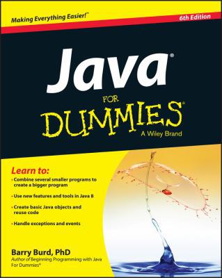 Java for Dummies 1118407806 Book Cover