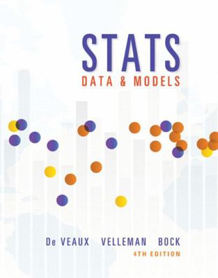 STATS: Data and Models 0321986490 Book Cover