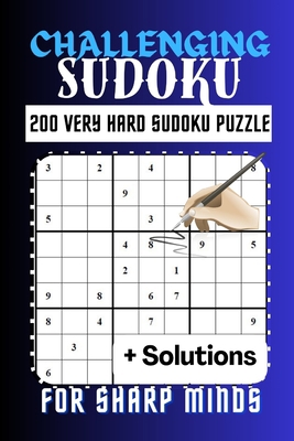 Challenging Sudoku for sharp minds B0CK45SFL5 Book Cover