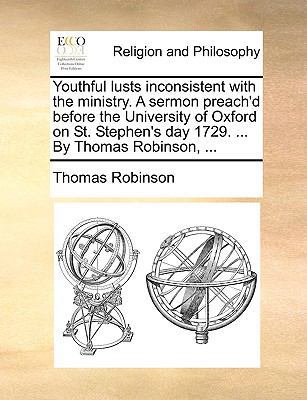 Youthful Lusts Inconsistent with the Ministry. ... 1170094007 Book Cover