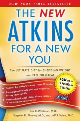 The New Atkins for a New You: The Ultimate Diet... 1439190283 Book Cover
