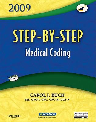 Step-by-Step Medical Coding 2009 Edition 141604566X Book Cover