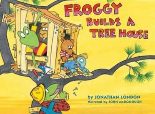Froggy Builds A Tree House Book and Audio CD 0545490758 Book Cover
