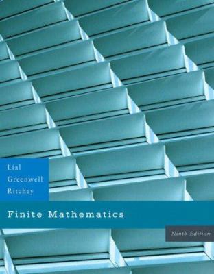 Finite Mathematics (9th Edition) 0321428293 Book Cover