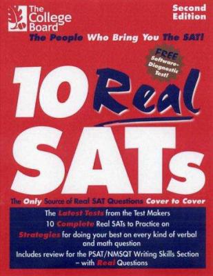 10 Real SATs [With CDROM for Windows] 0874476542 Book Cover