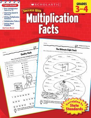 Scholastic Success with Multiplication Facts: G... B00B453VJW Book Cover