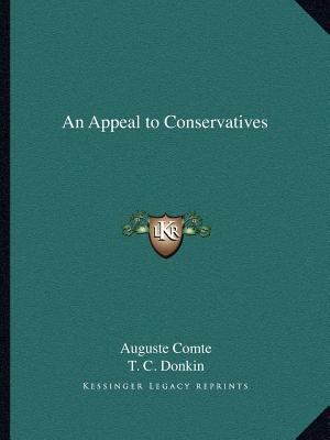 An Appeal to Conservatives 1162604409 Book Cover