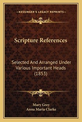 Scripture References: Selected And Arranged Und... 116483407X Book Cover
