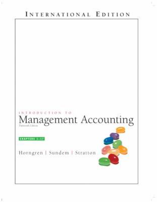 Management Accounting 0131273078 Book Cover