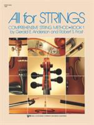 All For Strings Book 1: String Bass 0849732255 Book Cover