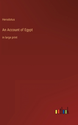 An Account of Egypt: in large print 3368318292 Book Cover