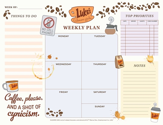 Gilmore Girls Weekly Planner Notepad B0FCDD8KKF Book Cover