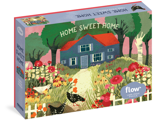 Paperback Home Sweet Home 1,000-Piece Puzzle: (Flow) for Adults Families Picture Quote Mindfulness Game Gift Jigsaw 26 3/8" X 18 7/8" Book