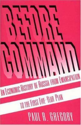 Before Command: An Economic History of Russia f... 0691042659 Book Cover