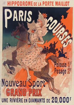 Carnet Blanc, Affiche Hippodrome Porte Maillot ... [French] 2011168473 Book Cover