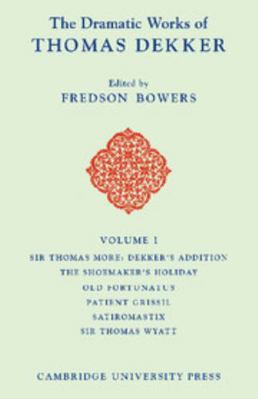 The Dramatic Works of Thomas Dekker 8 Volume Pa... 0521747740 Book Cover