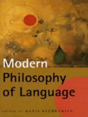 Modern Philosophy of Language 0460878662 Book Cover