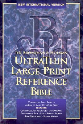 The Holy Bible: New International Version, Blac... [Large Print] 1558196064 Book Cover