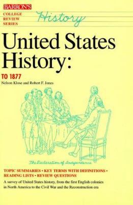 United States History, to 1877 0812018346 Book Cover