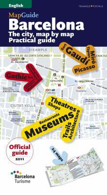 MapGuide Barcelona: The City, Map by Map Practi... 8484784843 Book Cover