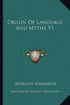 Origin Of Language And Myths V1 1163248665 Book Cover