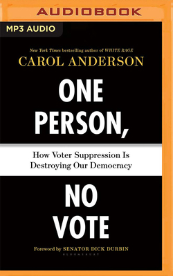 One Person, No Vote: How Voter Suppression Is D... 1799722082 Book Cover