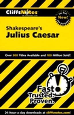 Cliffsnotes on Shakespeare's Julius Caesar 0764585959 Book Cover