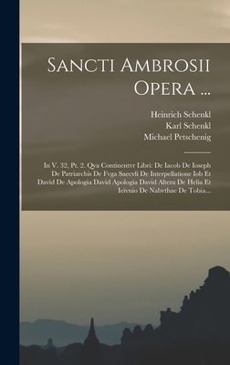 Sancti Ambrosii Opera ...: In V. 32, Pt. 2. Qva... [Latin] 101878487X Book Cover