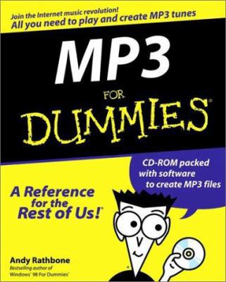 MP3 for Dummies? [With CDROM] 0764505858 Book Cover