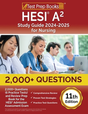 HESI A2 Study Guide 2024-2025 for Nursing: 2,00... 1637753969 Book Cover